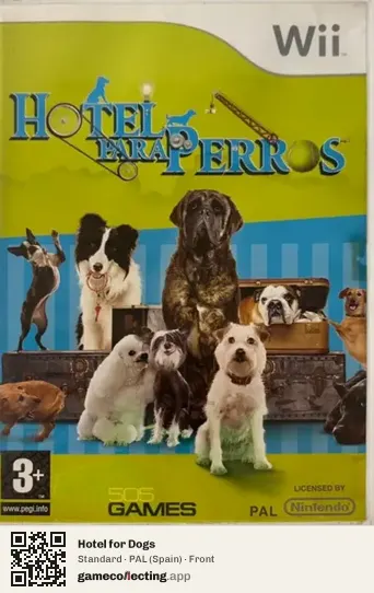 Hotel for Dogs Nintendo Wii, Spain box front