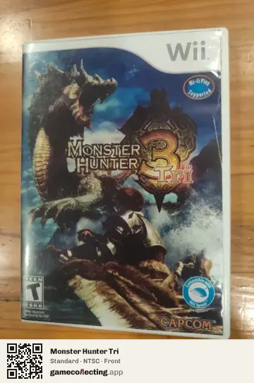 Monster Hunter Tri Nintendo Wii, NTSC box front