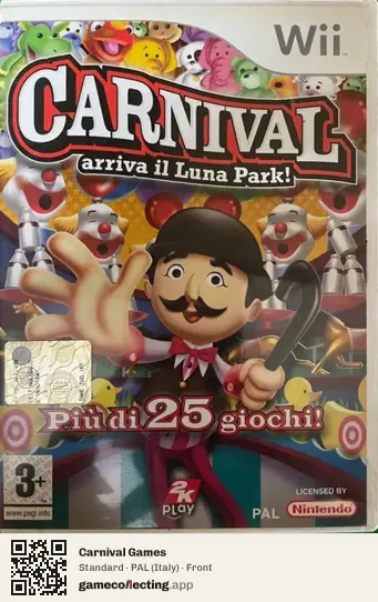 Carnival Games Nintendo Wii, Italy box front