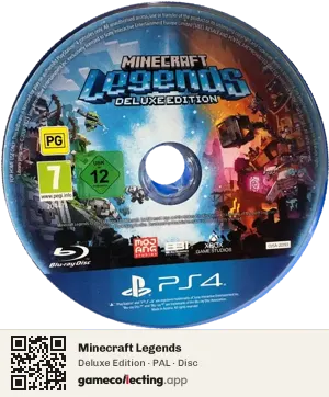 Minecraft Legends PlayStation 4, PAL disc