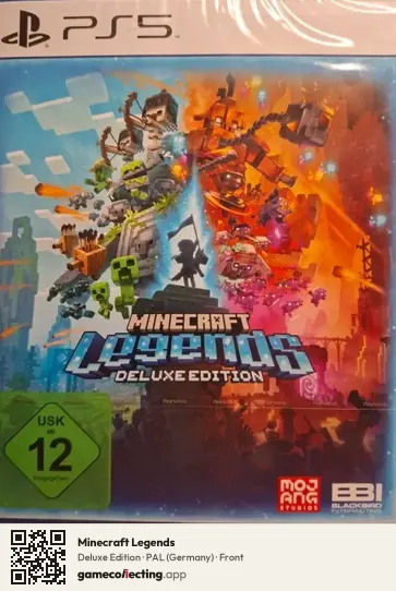 Minecraft Legends PlayStation 5, Germany box front