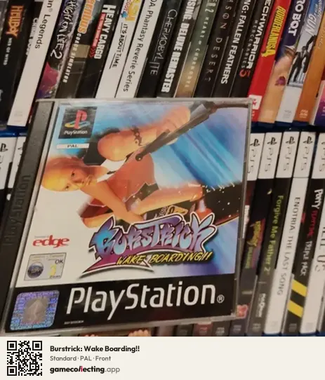 Burstrick: Wake Boarding!! PlayStation, PAL box front