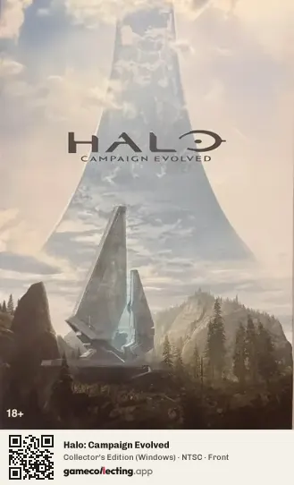 Halo: Campaign Evolved Computer, NTSC box front