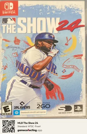 MLB The Show 24 Nintendo Switch, NTSC box front