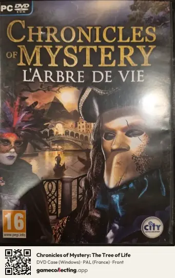 Chronicles of Mystery: The Tree of Life Computer, France box front