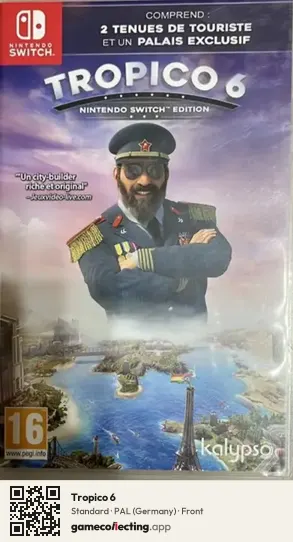 Tropico 6 Nintendo Switch, Germany box front