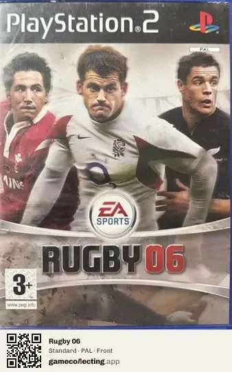 Rugby 06 PlayStation 2, PAL box front