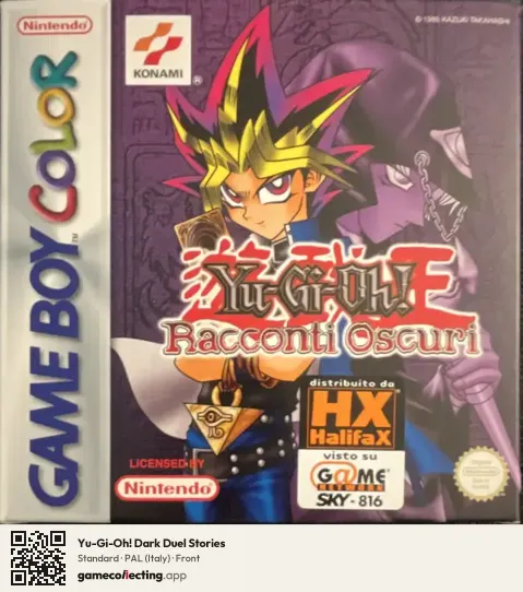 Yu-Gi-Oh! Dark Duel Stories Game Boy Color, Italy box front