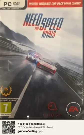 Need for Speed Rivals Computer, PAL box front