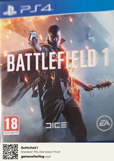 Battlefield 1 PlayStation 4, Germany box front
