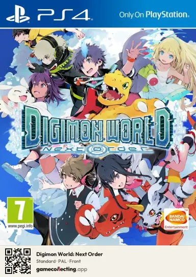 Digimon World: Next Order PlayStation 4, PAL box front