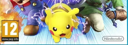 Super Smash Bros. for Wii U, the PEGI square on its front