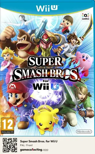 Super Smash Bros. for Wii U Nintendo Wii U, PAL box front