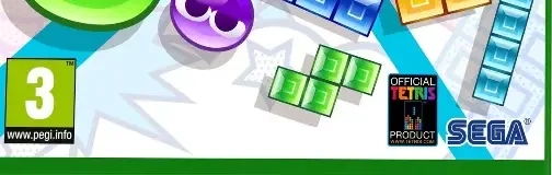 Puyo Puyo Tetris 2, the PEGI square on its front
