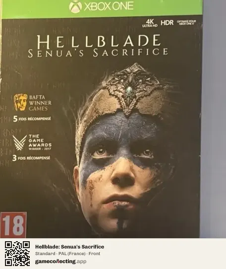 Hellblade: Senua's Sacrifice Xbox One, France box front