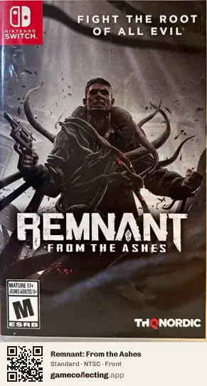 Remnant: From the Ashes Nintendo Switch, NTSC box front