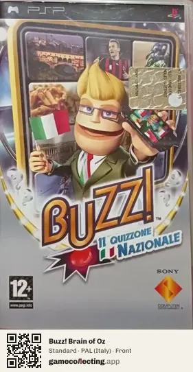 Buzz! Brain of Oz PlayStation Portable, Italy box front