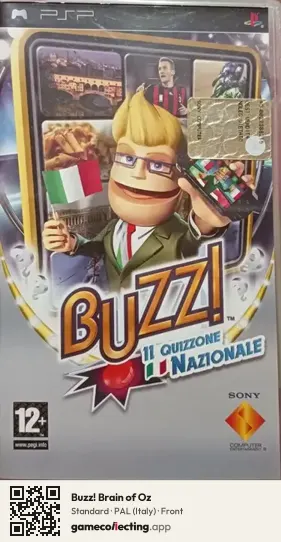 Buzz! Brain of Oz PlayStation Portable, Italy box front