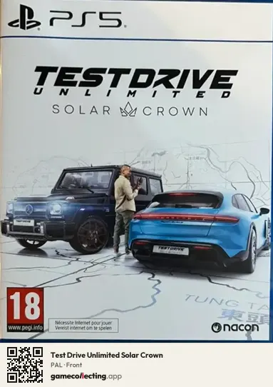 Test Drive Unlimited Solar Crown PlayStation 5, PAL box front