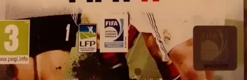 FIFA 11, the PEGI square on its front