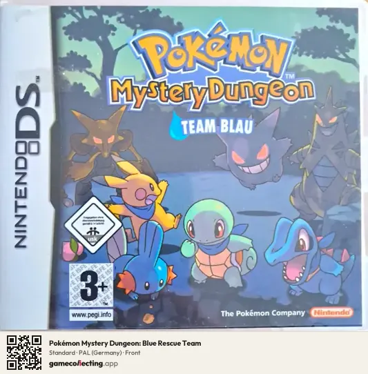 Pokémon Mystery Dungeon: Blue Rescue Team Nintendo DS, Germany box front
