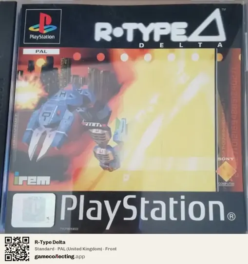 R-Type Delta PlayStation, United Kingdom box front