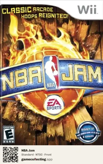 NBA Jam Nintendo Wii, NTSC box front