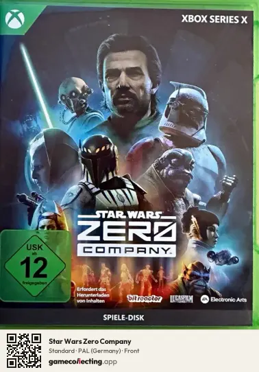 Star Wars Zero Company Xbox Series X, Germany box front