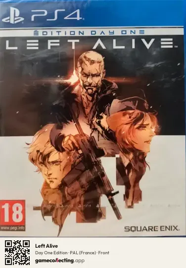 Left Alive PlayStation 4, France box front