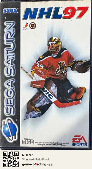 NHL 97 Sega Saturn, PAL box front