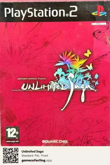 Unlimited Saga PlayStation 2, PAL box front