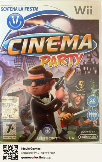 Movie Games Nintendo Wii, Italy box front