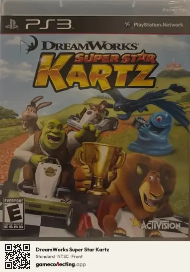 DreamWorks Super Star Kartz PlayStation 3, NTSC box front