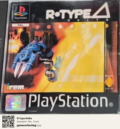 R-Type Delta PlayStation, PAL box front