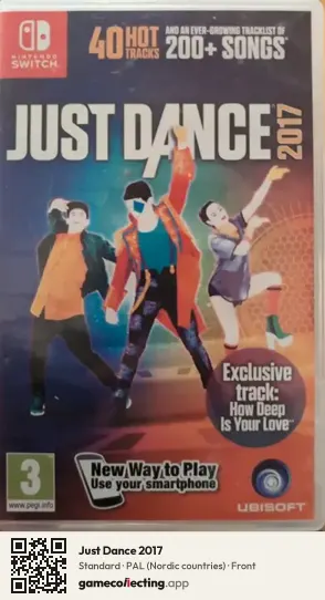 Just Dance 2017 Nintendo Switch, Nordic countries box front