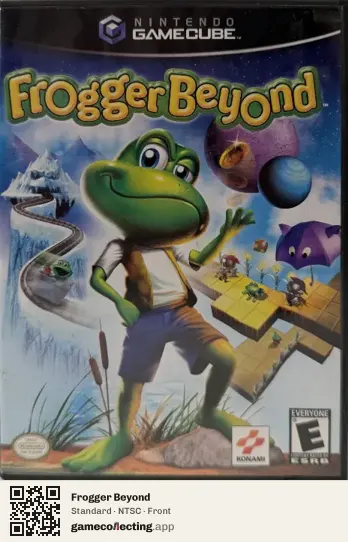 Frogger Beyond Nintendo GameCube, NTSC box front