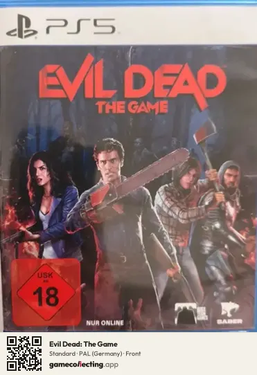 Evil Dead: The Game PlayStation 5, Germany box front