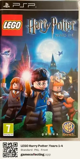 LEGO Harry Potter: Years 1-4 PlayStation Portable, PAL box front