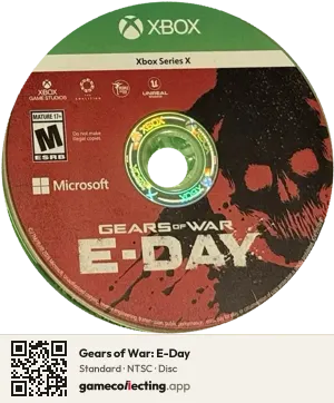 Gears of War: E-Day Xbox Series X, NTSC disc
