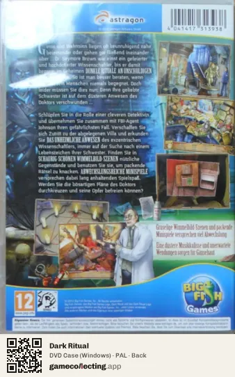 Dark Ritual Computer, PAL box back