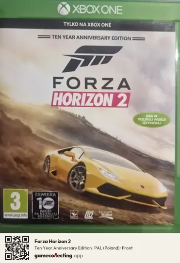 Forza Horizon 2 Xbox One, Poland box front