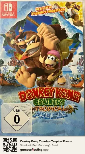 Donkey Kong Country: Tropical Freeze Nintendo Switch, Germany box front