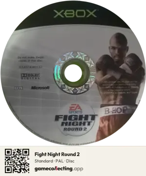 Fight Night Round 2 Xbox, PAL disc