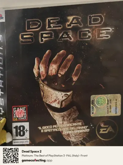 Dead Space 2 PlayStation 3, Italy box front