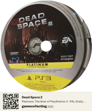 Dead Space 2 PlayStation 3, PAL disc