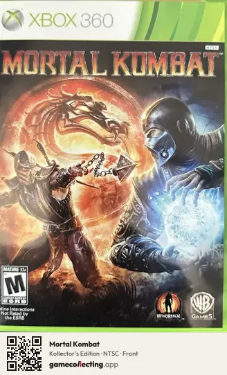 Mortal Kombat Xbox 360, NTSC box front