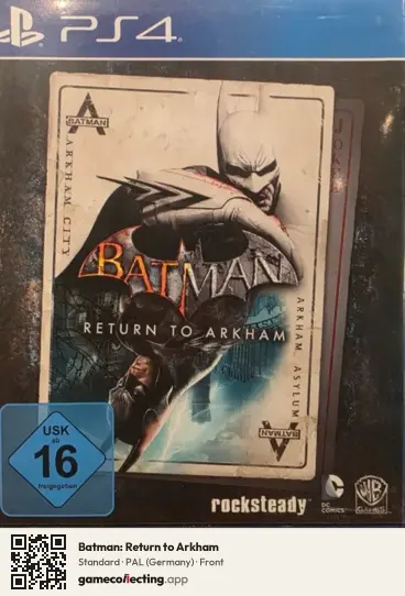 Batman: Return to Arkham PlayStation 4, Germany box front