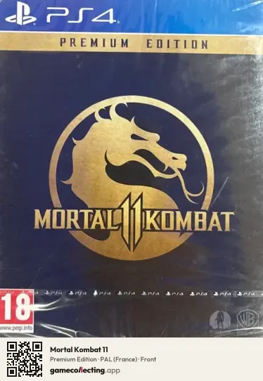 Mortal Kombat 11 PlayStation 4, France box front