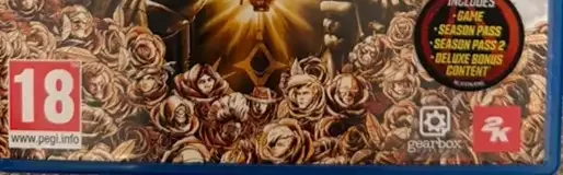Borderlands 3, the PEGI square on its front