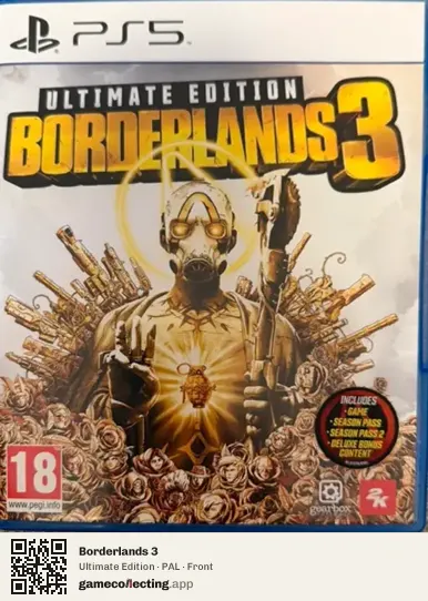 Borderlands 3 PlayStation 5, PAL box front